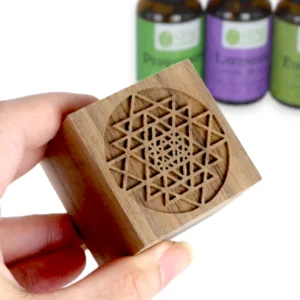 Earth Esprit Sri Yantra Mini Wood Diffuser