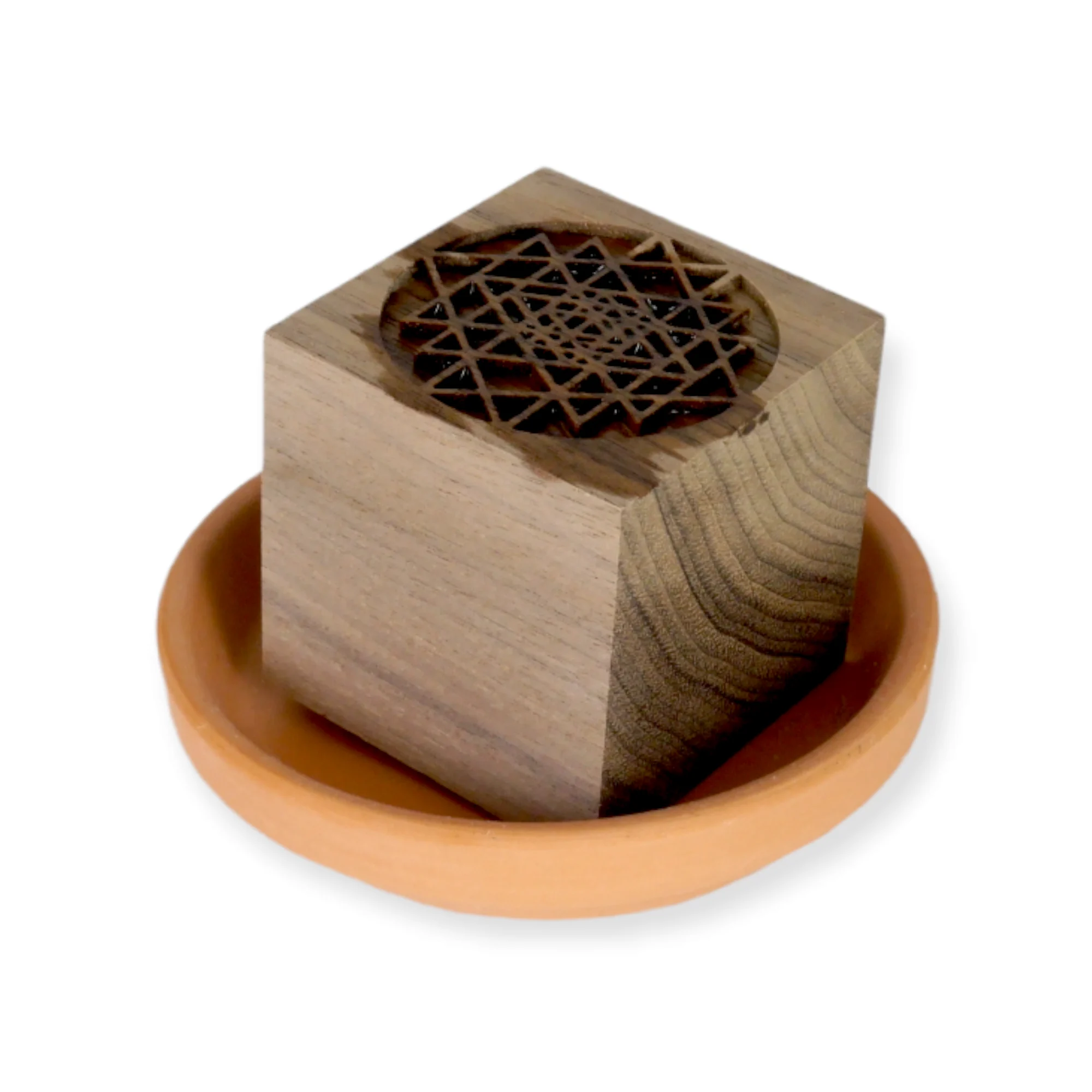 Mini Wood Diffuser - 4cm Block - Earth Esprit