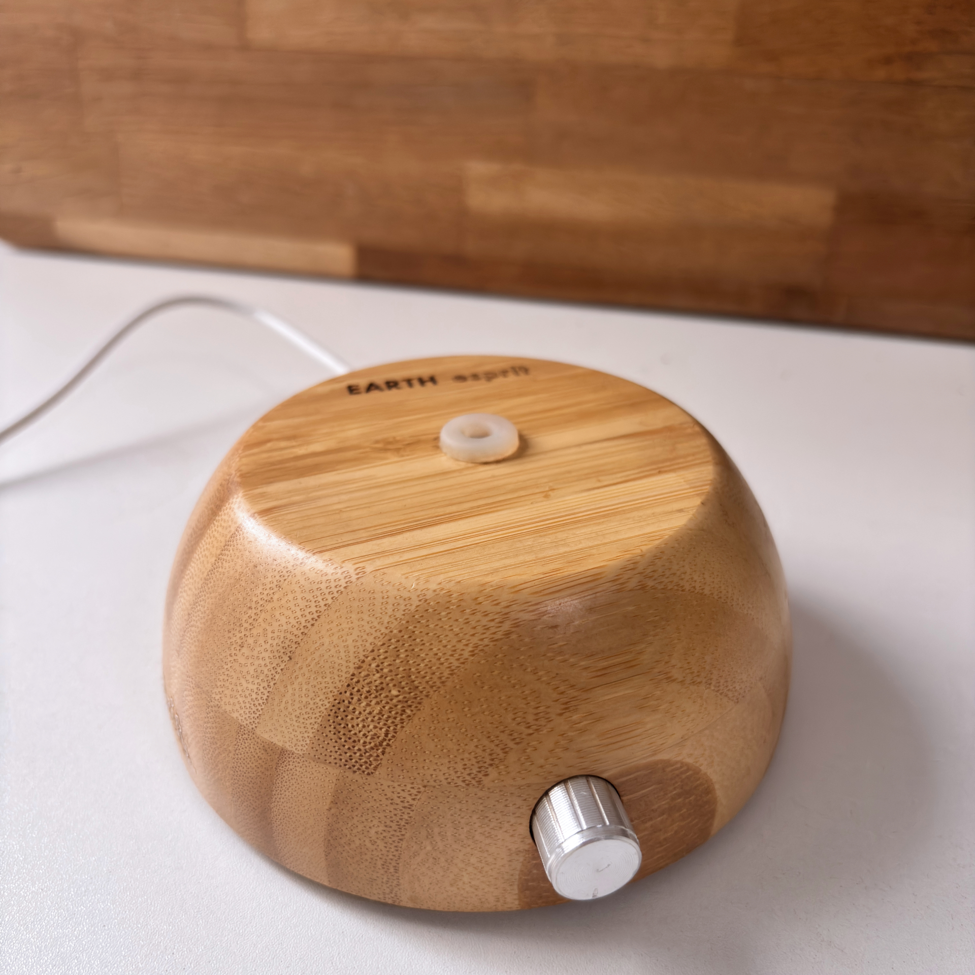 Bamboo Base for EARTH Home Nebulizing Diffuser - Earth Esprit