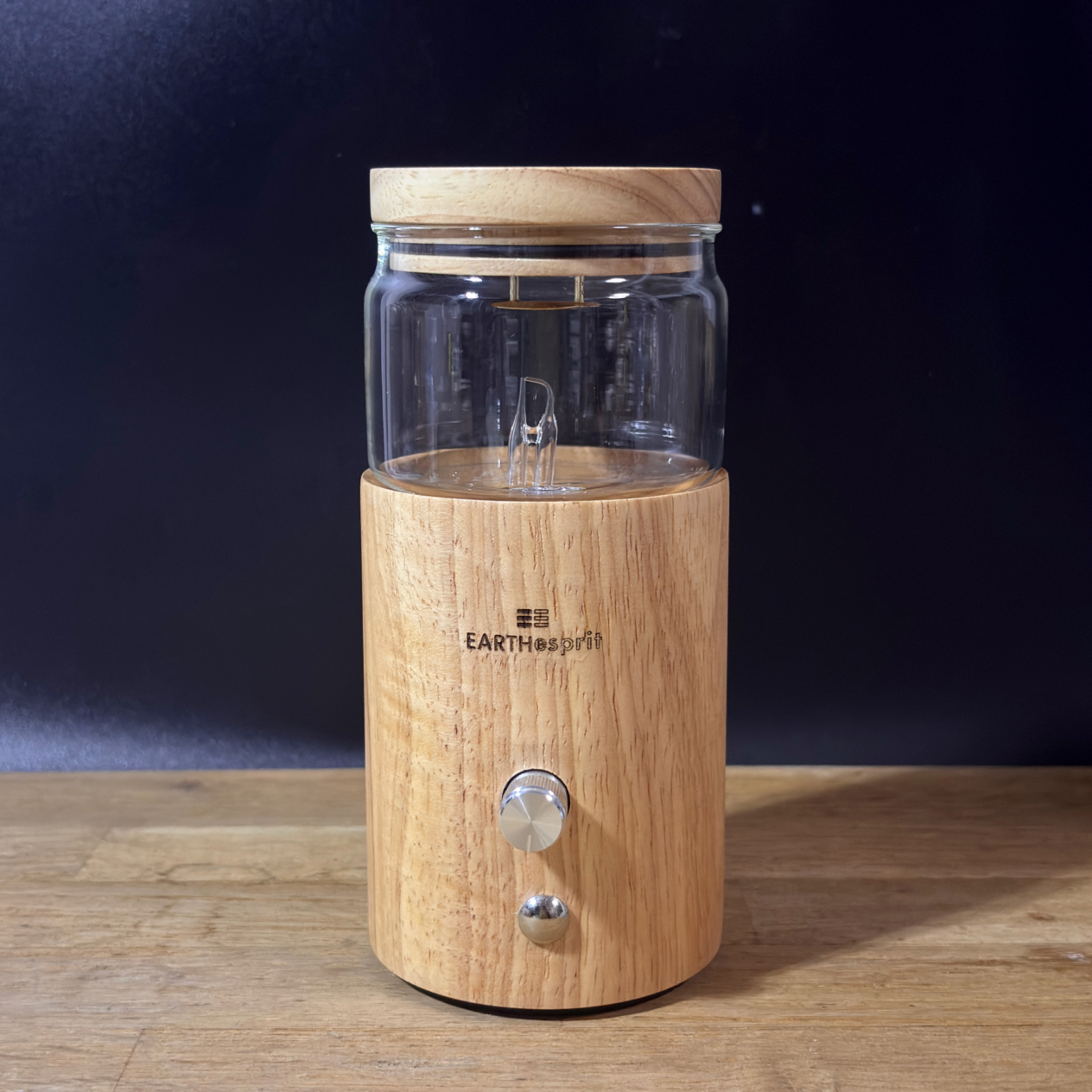 Wooden Cordless Nebulizing Diffuser - Earth Esprit