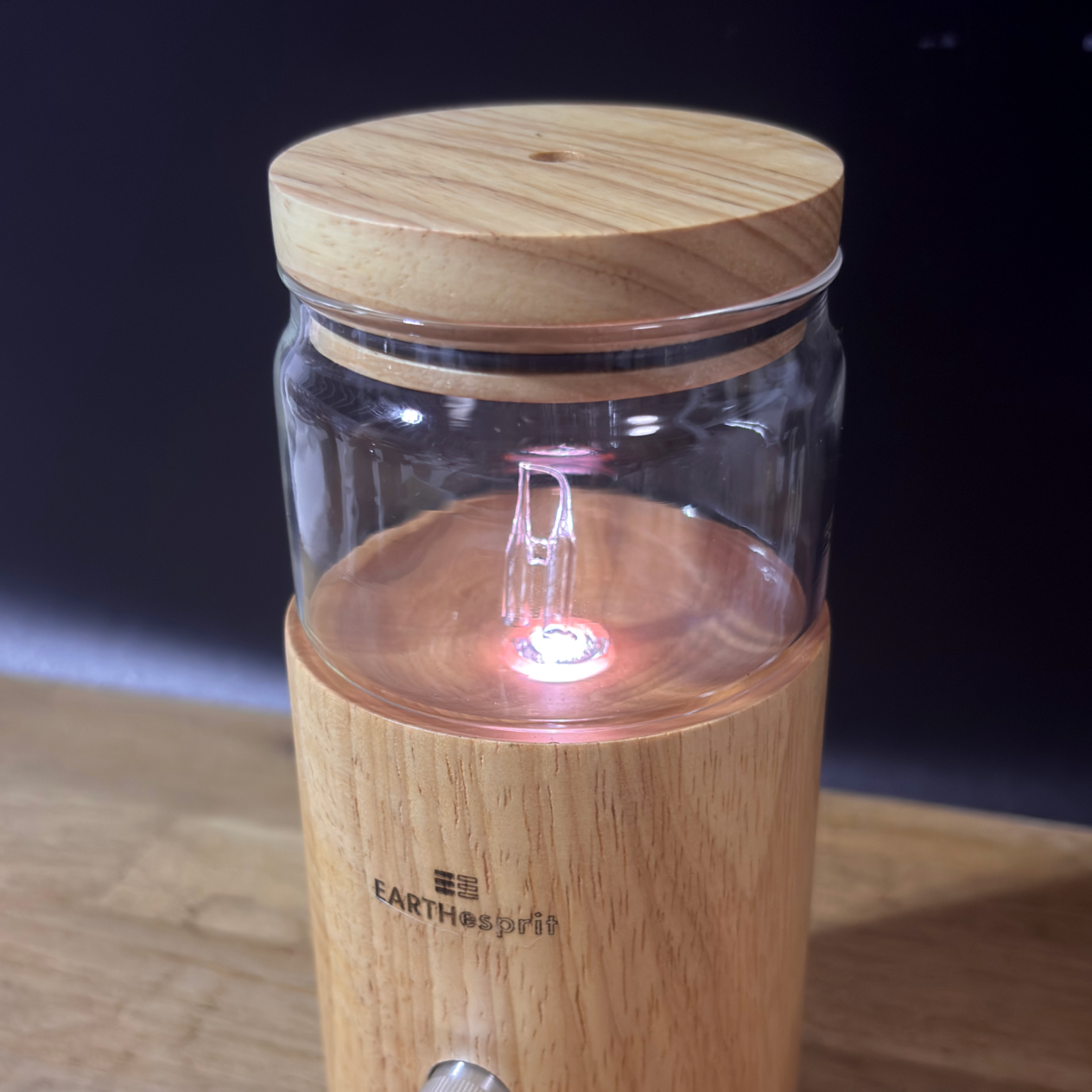 Wooden Cordless Nebulizing Diffuser - Earth Esprit