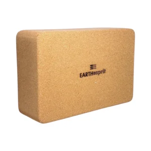 Cork Yoga Block - High Density 22.5cm x 15cm x 7.5cm