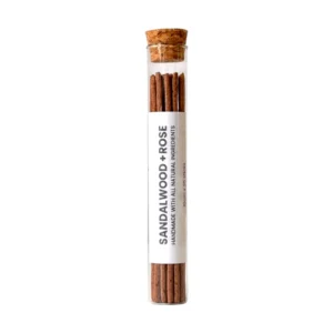 Sandalwood with Rose Incense Sticks - 10cm x 25 sticks