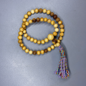 Travel Size 6mm Palo Santo 54 Mala Beads