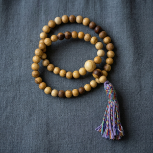 Travel Size 6mm Palo Santo 54 Mala Beads